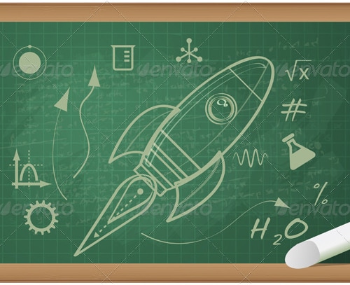 Learning Science Illustration, Vectors | GraphicRiver