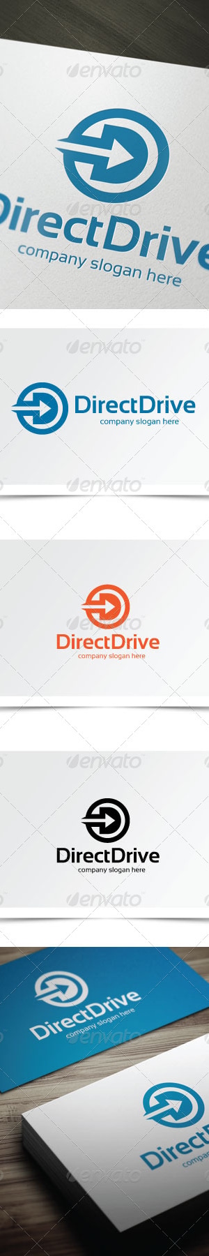 Direct Drive, Logo Templates | GraphicRiver