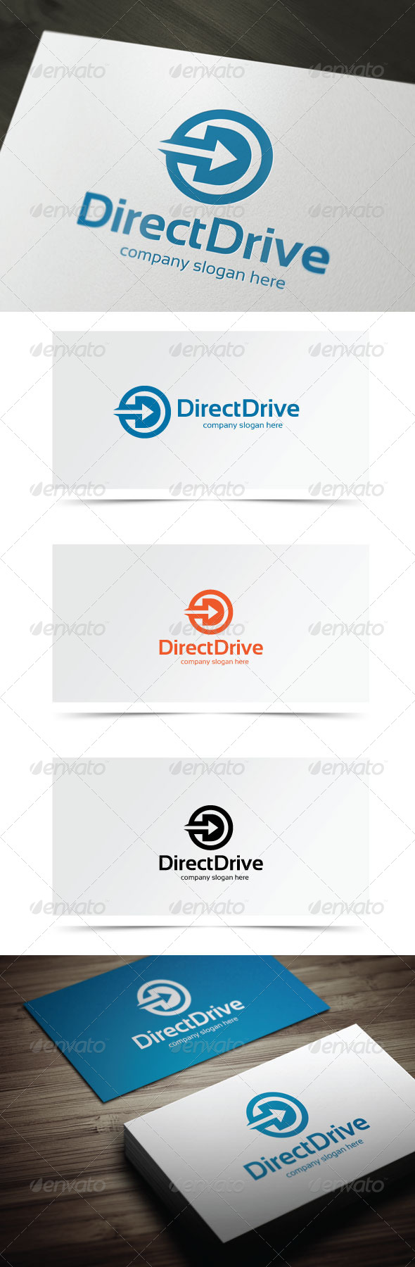 Direct Drive, Logo Templates | GraphicRiver
