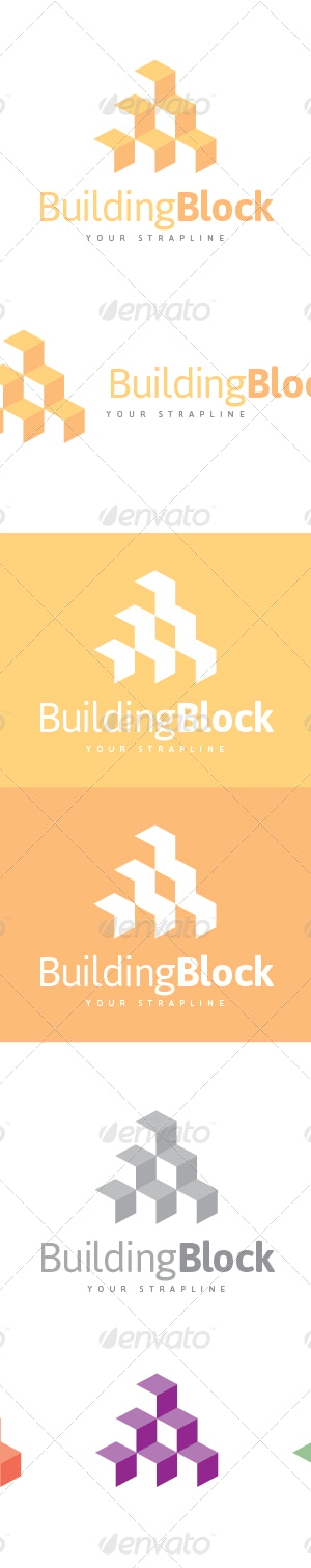 Building Block Logo, Logo Templates | GraphicRiver