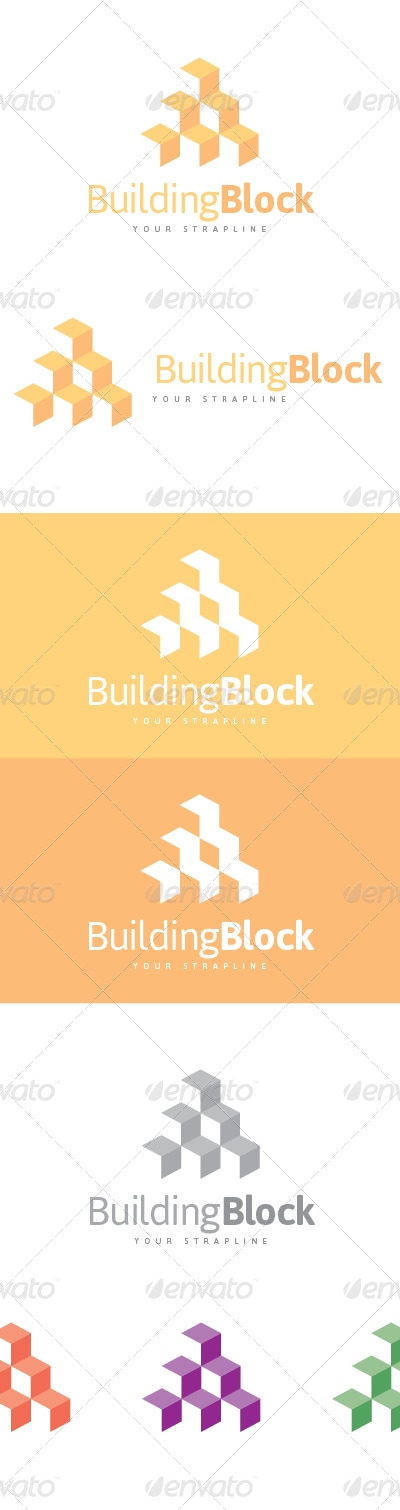 Building Block Logo, Logo Templates | GraphicRiver