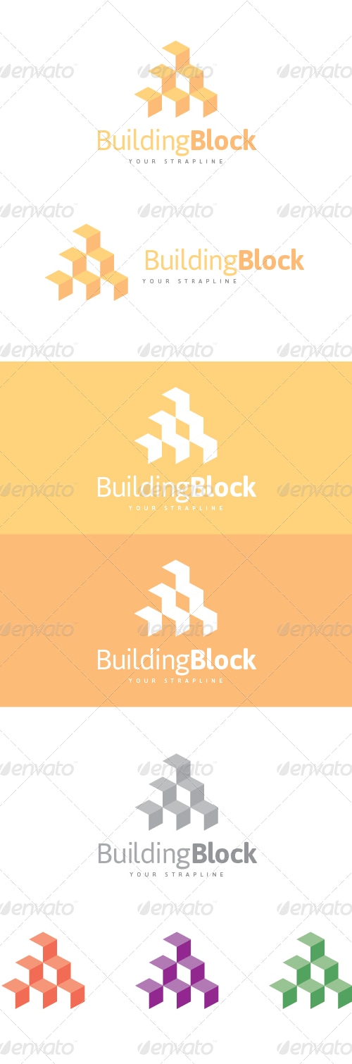 Building Block Logo, Logo Templates | GraphicRiver