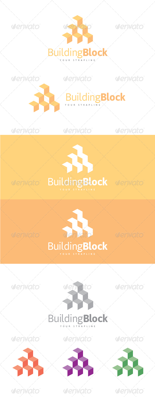 Building Block Logo, Logo Templates | GraphicRiver