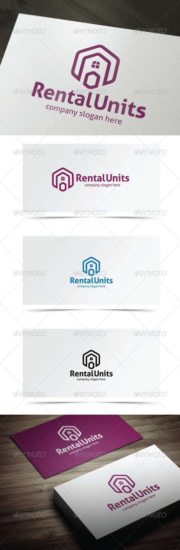 Rental Units, Logo Templates | GraphicRiver