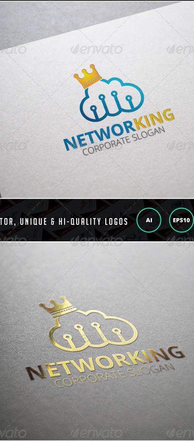 Networking Logo Template, Logo Templates | GraphicRiver