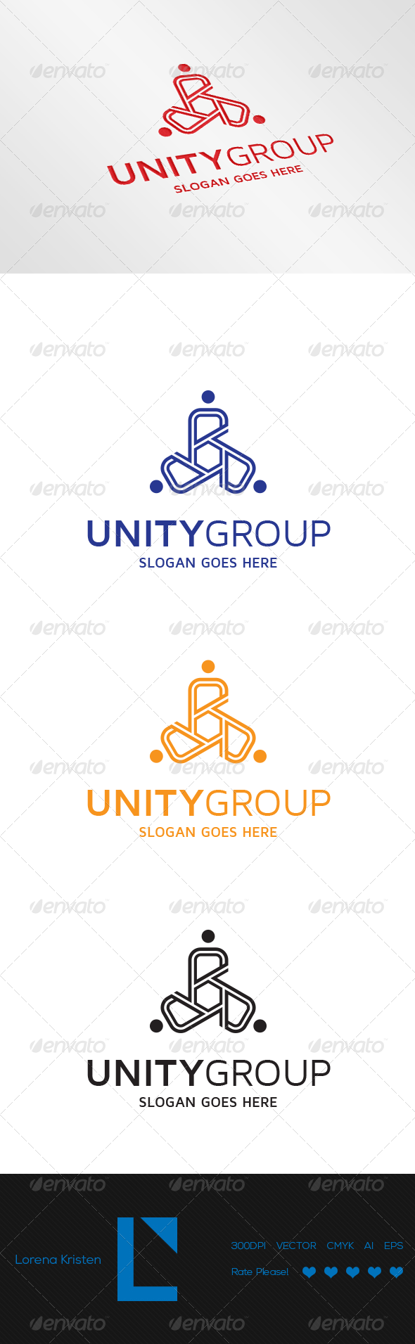 Unity Group, Logo Templates | GraphicRiver