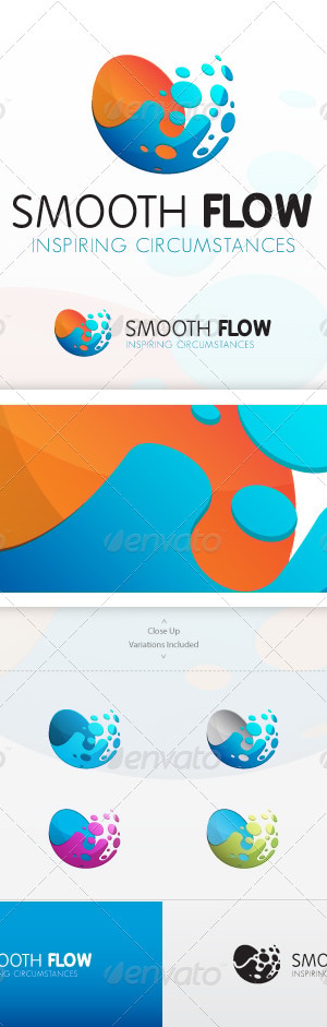 Smooth Flow Logo, Logo Templates | GraphicRiver