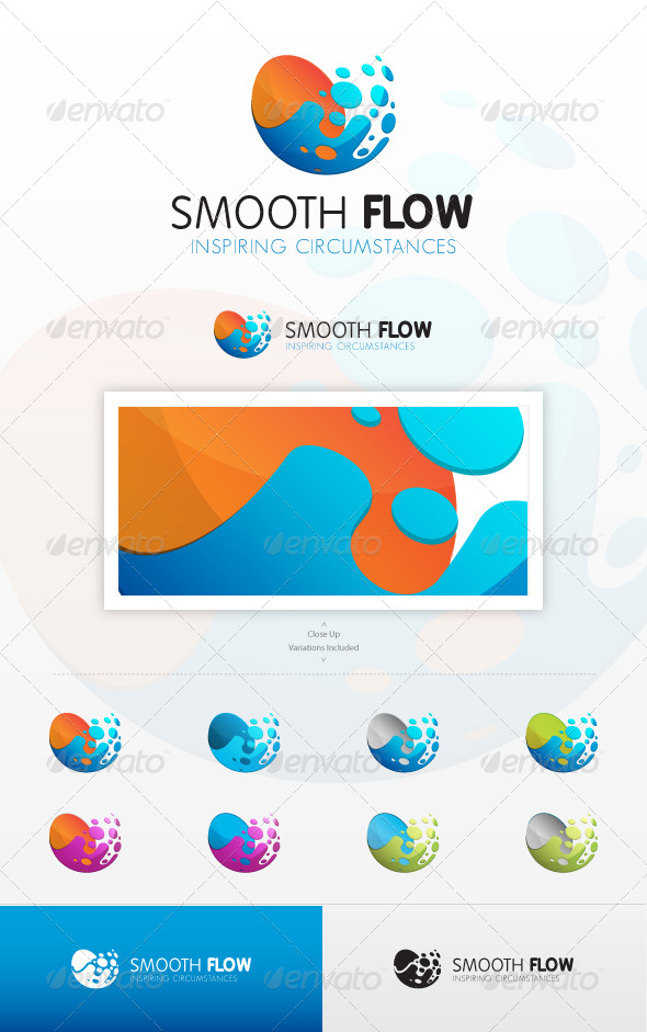 Smooth Flow Logo, Logo Templates | GraphicRiver