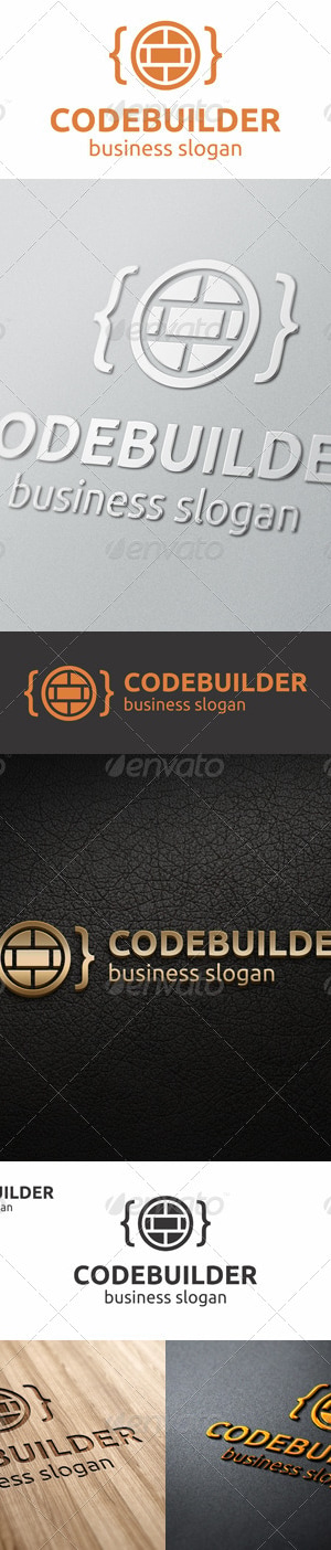 Code Builder Logo, Logo Templates | GraphicRiver