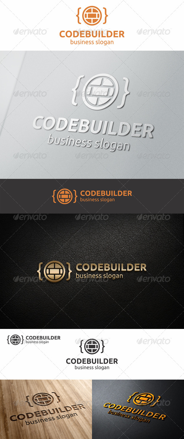 Code Builder Logo, Logo Templates | GraphicRiver