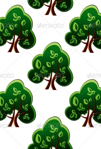 Tree Pattern, Vectors | GraphicRiver