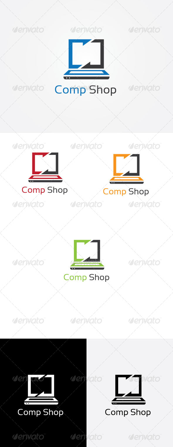 Computer Shopee, Logo Templates | GraphicRiver