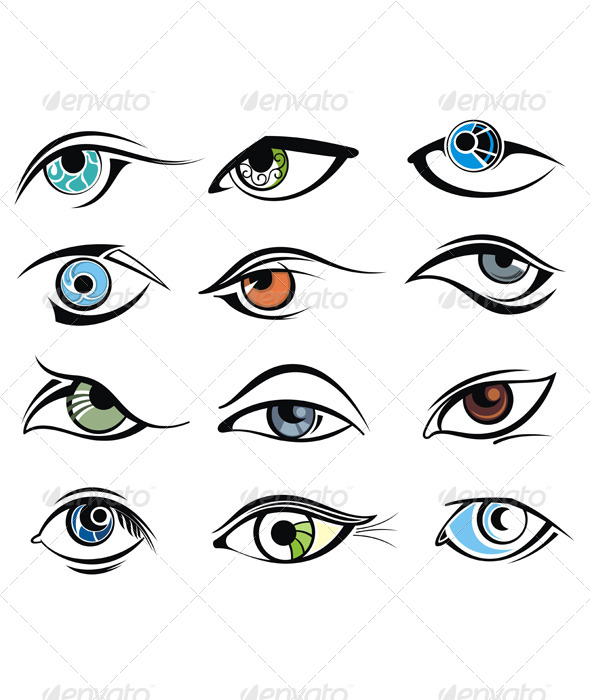 Eye Designs, Vectors | GraphicRiver