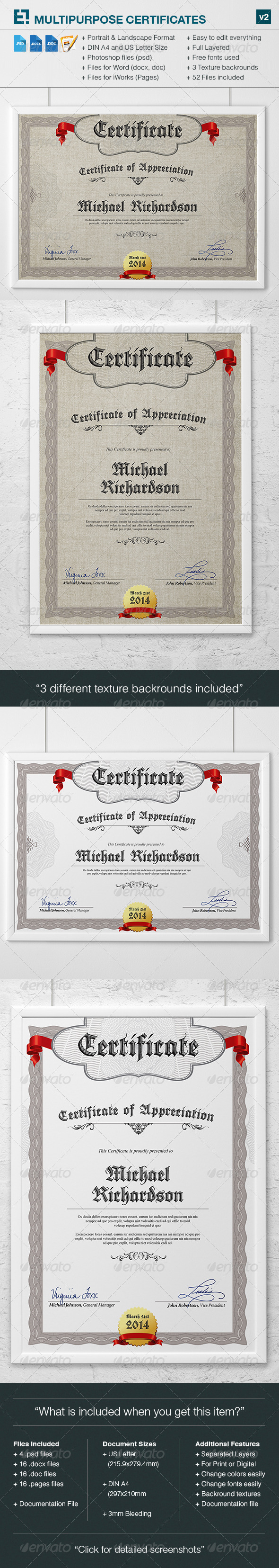 Certificate - Certificates Stationery
