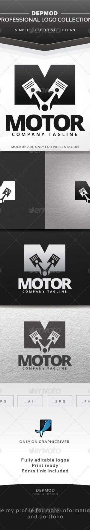 Motor Logo, Logo Templates | GraphicRiver