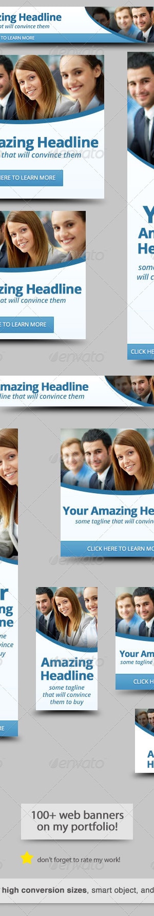Corporate Web Banner Design Template 35, Web Elements | GraphicRiver