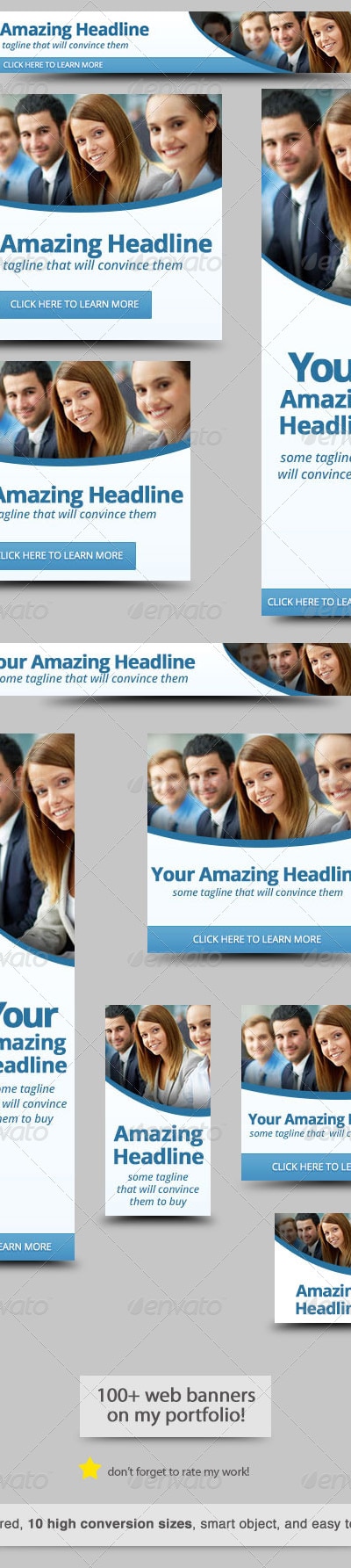 Corporate Web Banner Design Template 35, Web Elements | GraphicRiver