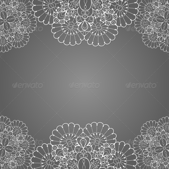Lace Background, Vectors | GraphicRiver