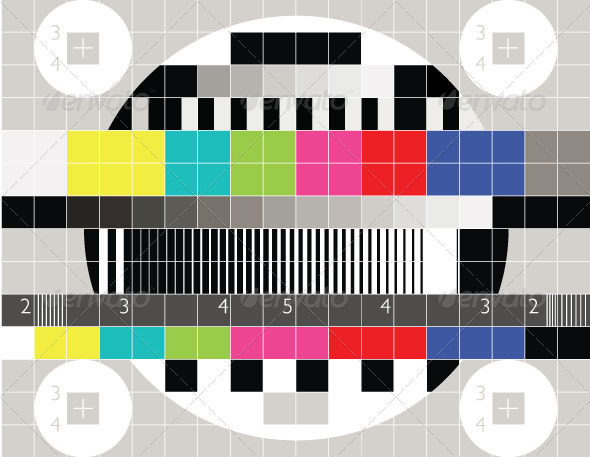TV Test Pattern, Vectors | GraphicRiver