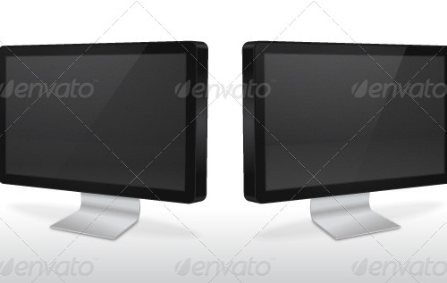Dual Monitors, Vectors | GraphicRiver