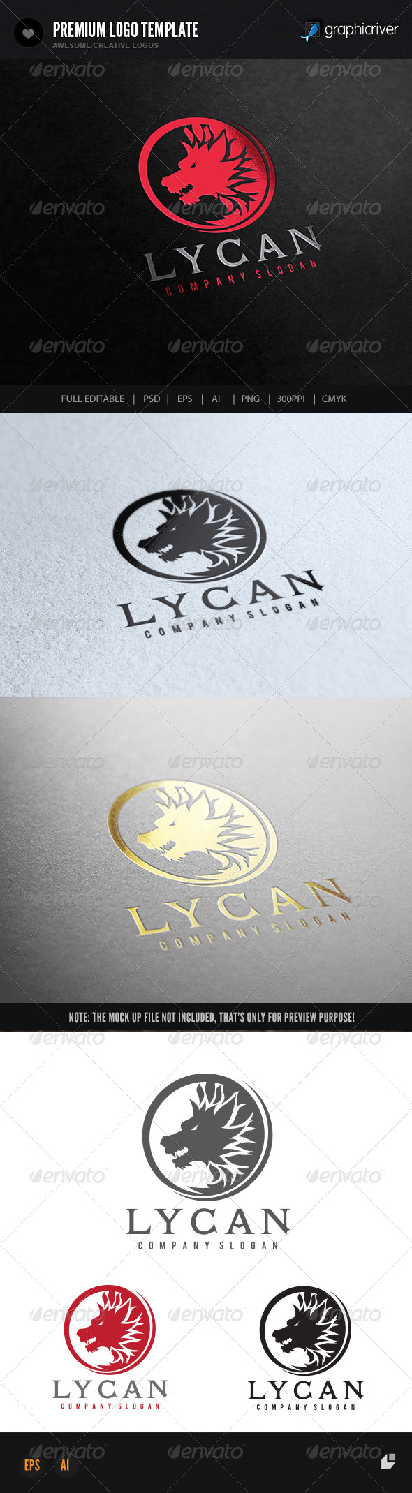 Lycan, Logo Templates | GraphicRiver