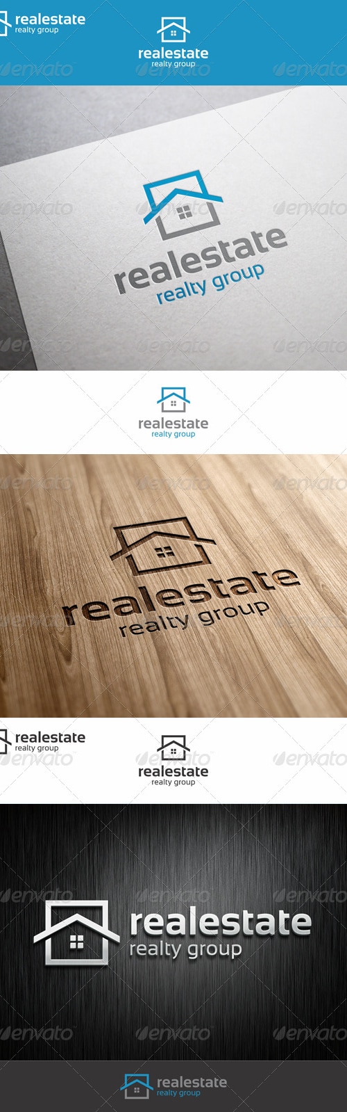 Real Estate Logo - Realty Group, Logo Templates | GraphicRiver