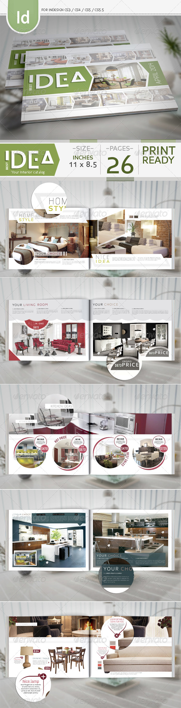 Product Catalog Issue 1, Print Templates GraphicRiver