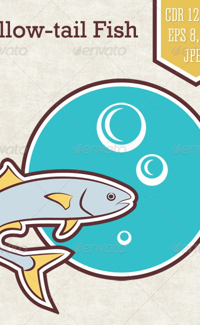 Yellow-Tail Fish, Vectors | GraphicRiver