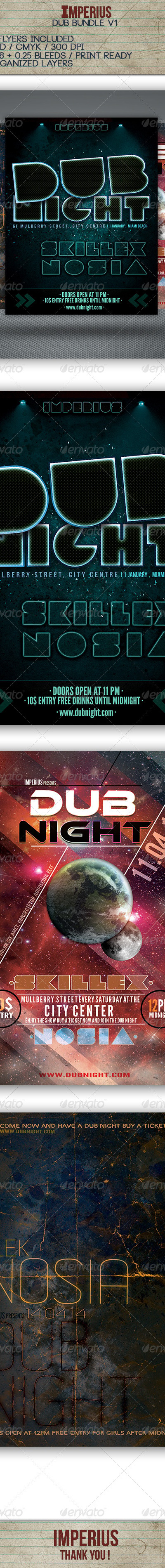 Dub Bundle V1, Print Templates | GraphicRiver