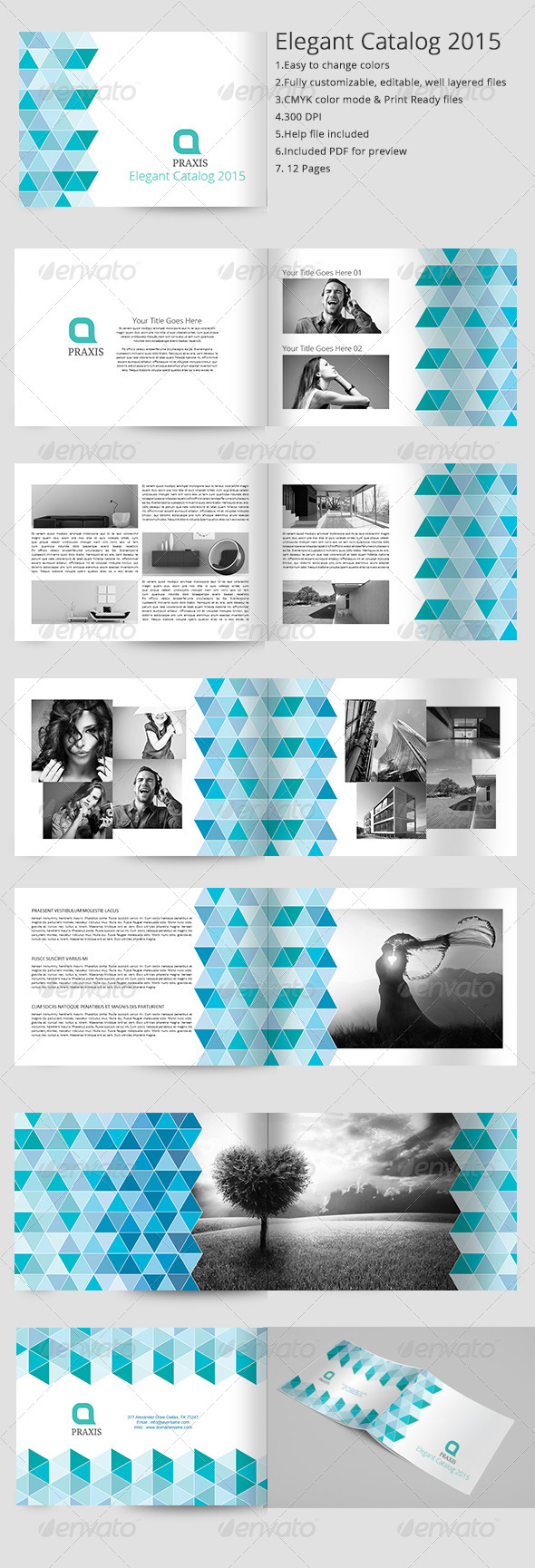 Elegant Catalog 2015 12 Pages, Print Templates GraphicRiver