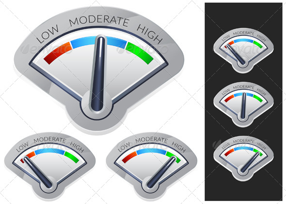 Performance Meter Illustration, Vectors | GraphicRiver