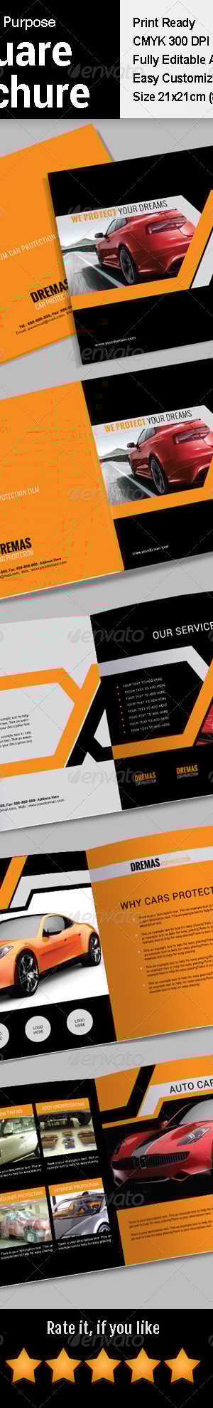 Multi Purpose Square Brochure, Print Templates | GraphicRiver