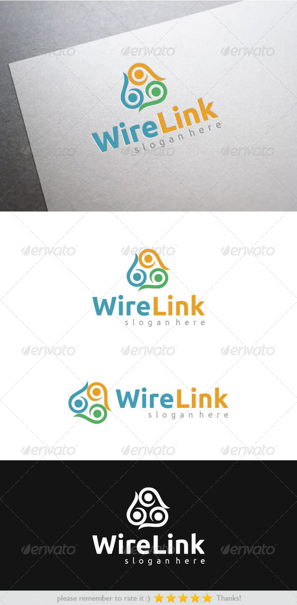 Wire Link, Logo Templates | GraphicRiver