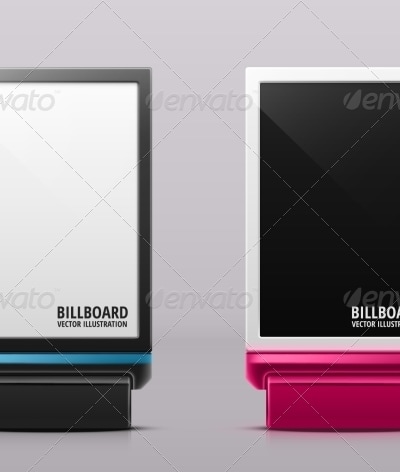 Two Billboards, Vectors | GraphicRiver