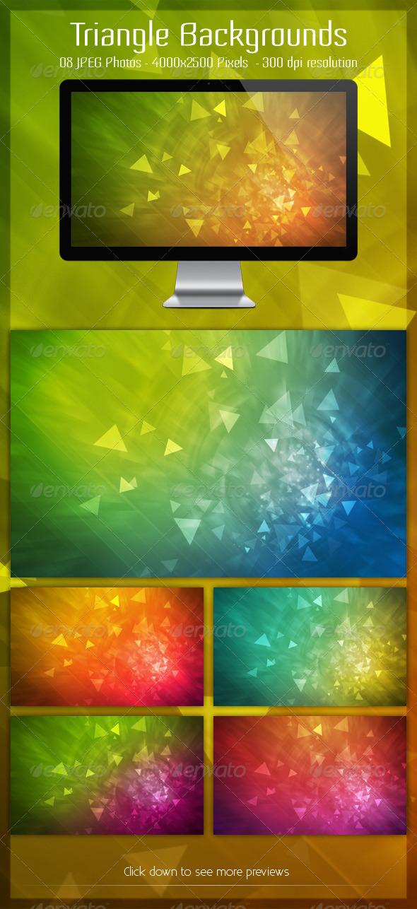 Triangle Backgrounds, Graphics | GraphicRiver