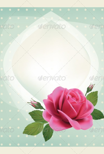 Roses Card, Vectors | GraphicRiver