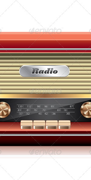 Old Radio , Vectors | GraphicRiver