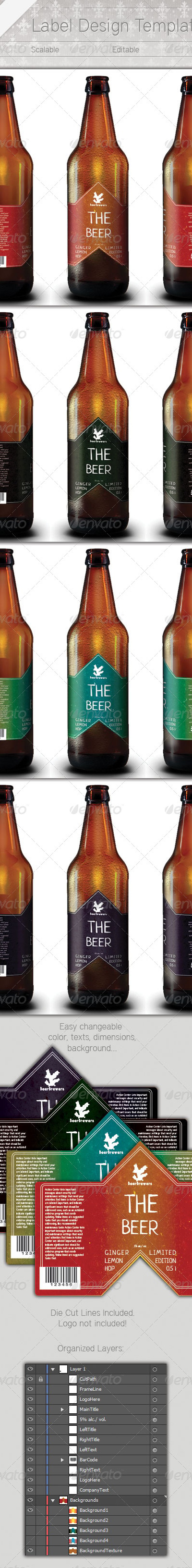 Label Design, Print Templates | GraphicRiver