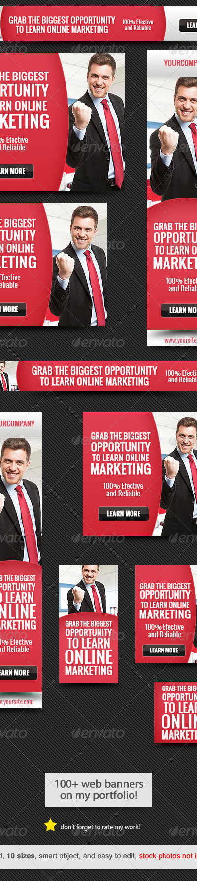 Corporate Web Banner Design Template 38, Web Elements | GraphicRiver
