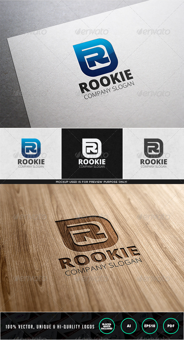 Rookie Logo Template, Logo Templates | GraphicRiver