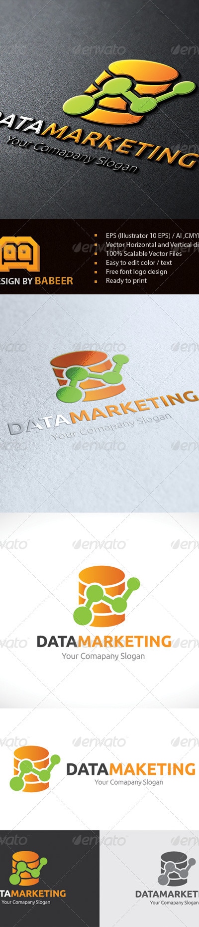 Data Marketing, Logo Templates | GraphicRiver