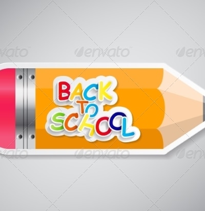 Pencil Sticker Label Illustration, Vectors | GraphicRiver