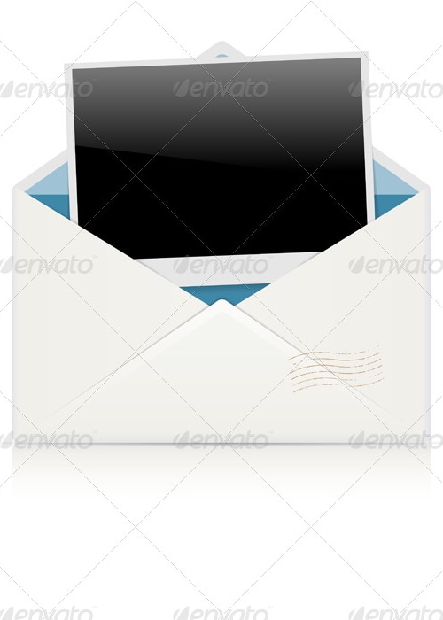 Photo in the Envelope, Vectors | GraphicRiver