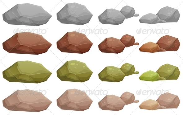 Rocks, Vectors | GraphicRiver
