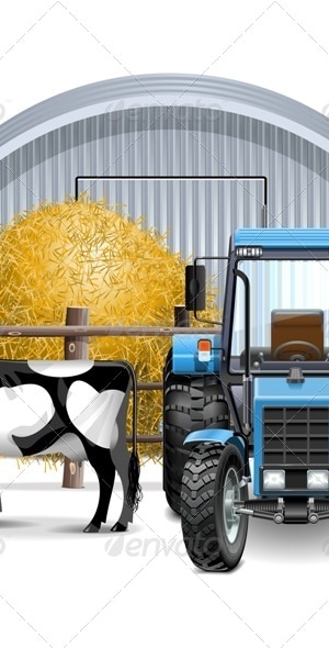 Vector Farm Concept, Vectors | GraphicRiver
