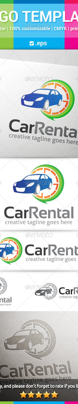 Car Rent Logo, Logo Templates | GraphicRiver