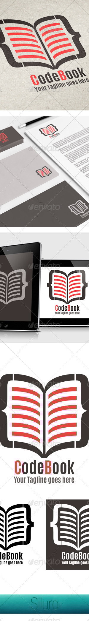 CodeBook Logo, Logo Templates | GraphicRiver