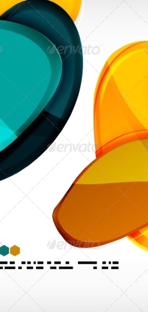 Round Shapes Abstract Vector Background, Vectors | GraphicRiver
