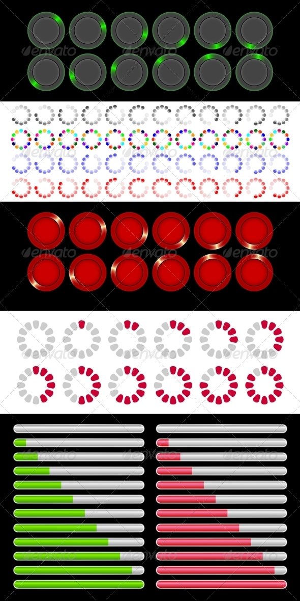 Load Indicator, Vectors | GraphicRiver