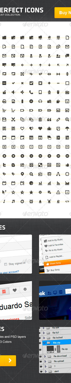 Pixel Perfect Icons, Icons | GraphicRiver